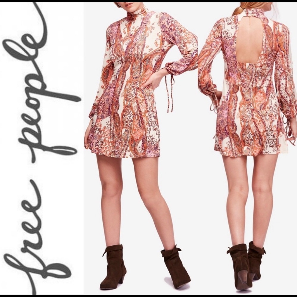 Free people all dolled up dress in ivory